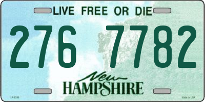 NH license plate 2767782