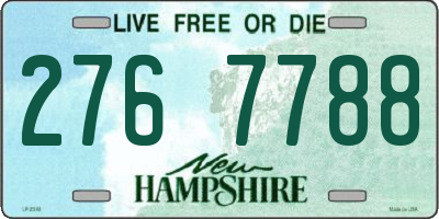 NH license plate 2767788