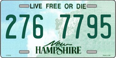 NH license plate 2767795