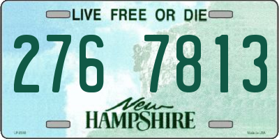 NH license plate 2767813