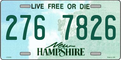 NH license plate 2767826