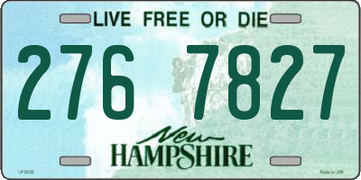 NH license plate 2767827