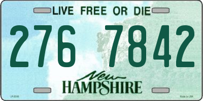 NH license plate 2767842