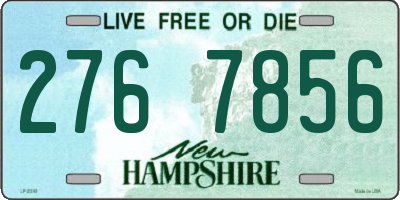NH license plate 2767856