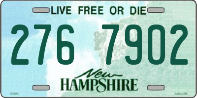 NH license plate 2767902