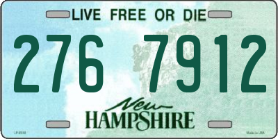 NH license plate 2767912