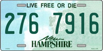 NH license plate 2767916