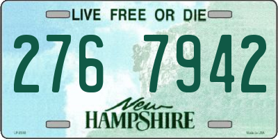 NH license plate 2767942
