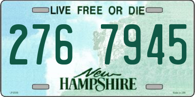 NH license plate 2767945