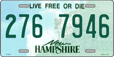 NH license plate 2767946