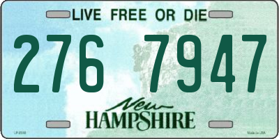 NH license plate 2767947