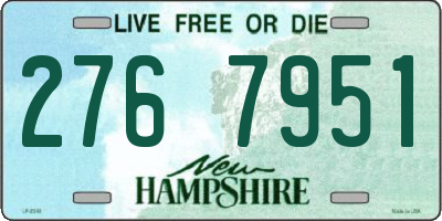 NH license plate 2767951