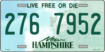 NH license plate 2767952