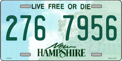 NH license plate 2767956