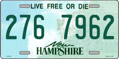 NH license plate 2767962