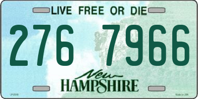 NH license plate 2767966