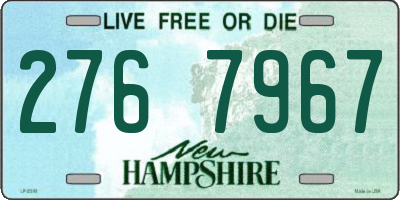 NH license plate 2767967