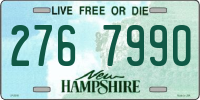 NH license plate 2767990