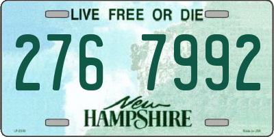 NH license plate 2767992