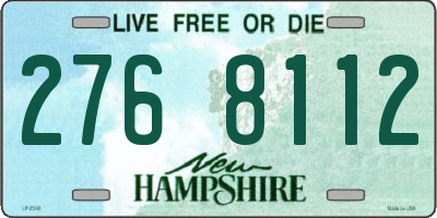 NH license plate 2768112