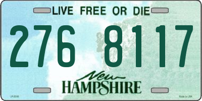 NH license plate 2768117