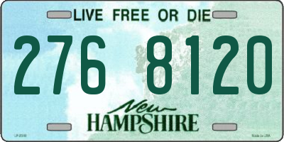 NH license plate 2768120
