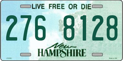 NH license plate 2768128