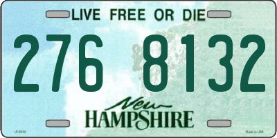 NH license plate 2768132