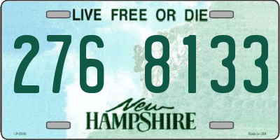 NH license plate 2768133