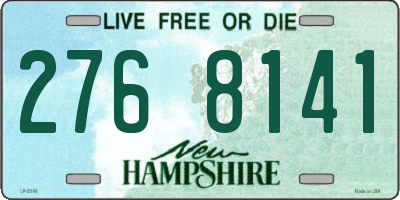 NH license plate 2768141