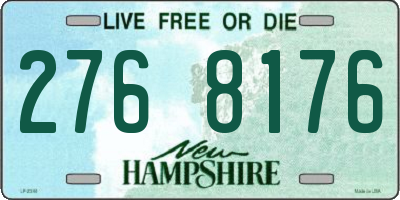 NH license plate 2768176