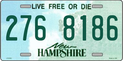 NH license plate 2768186