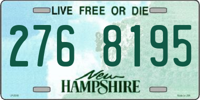 NH license plate 2768195