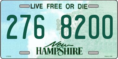 NH license plate 2768200