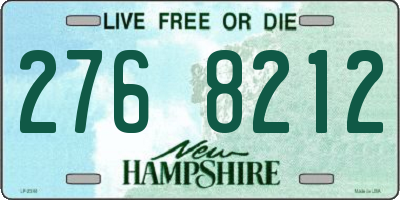 NH license plate 2768212