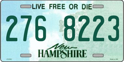 NH license plate 2768223