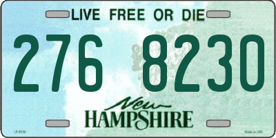 NH license plate 2768230