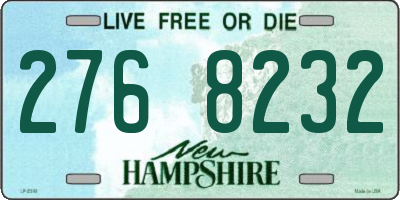 NH license plate 2768232
