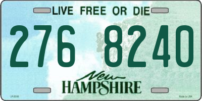 NH license plate 2768240