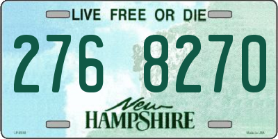 NH license plate 2768270