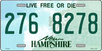 NH license plate 2768278