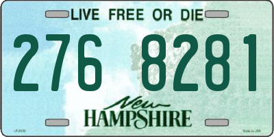 NH license plate 2768281