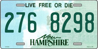 NH license plate 2768298