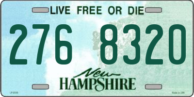 NH license plate 2768320