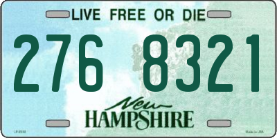NH license plate 2768321