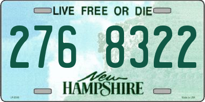 NH license plate 2768322