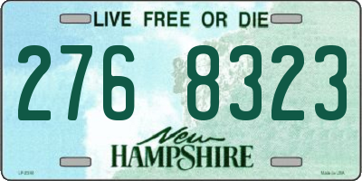 NH license plate 2768323