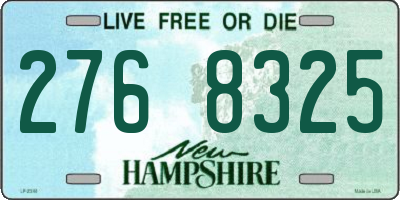 NH license plate 2768325