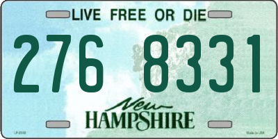 NH license plate 2768331