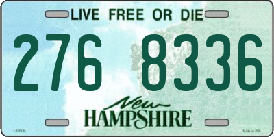 NH license plate 2768336